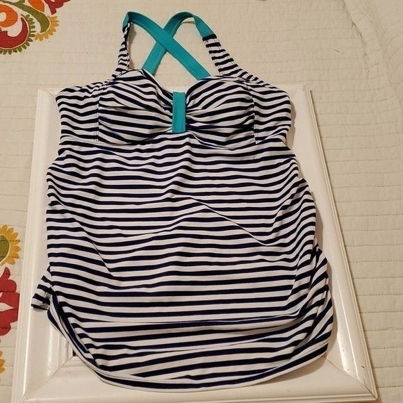 Beach Bump 2 piece tankini maternity swimsuit size Small - Picture 2 of 8